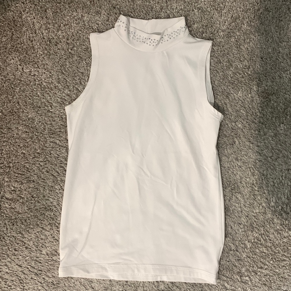 Figure skating tank top, size 28/age 10